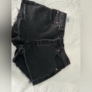Levi’s 501 Black Denim shorts